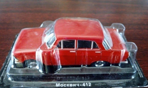 Moszkvics 412 kisauto modell 1/43 Elad