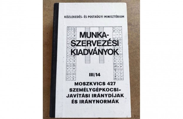 Moszkvics 427 Mhely javtsi utasts s irnynormk