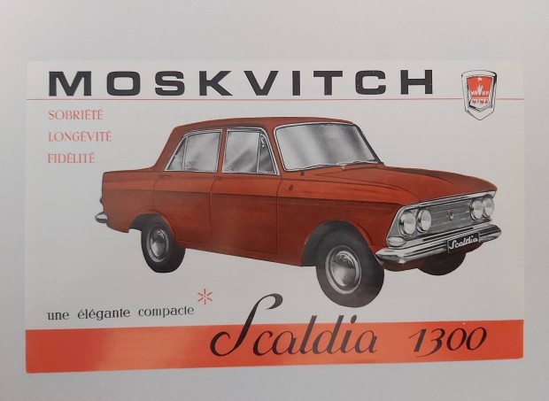 Moszkvics Scaldia 1300 prospektus 