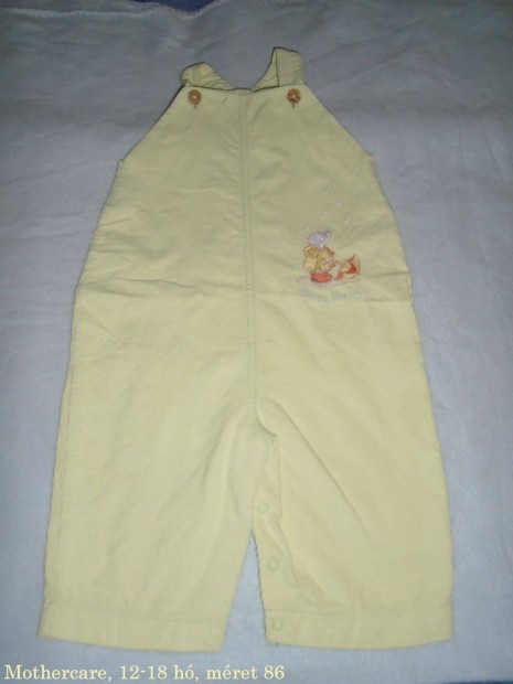 Mothercare mintás kantáros nadrág 12-18 hó (méret 86)
