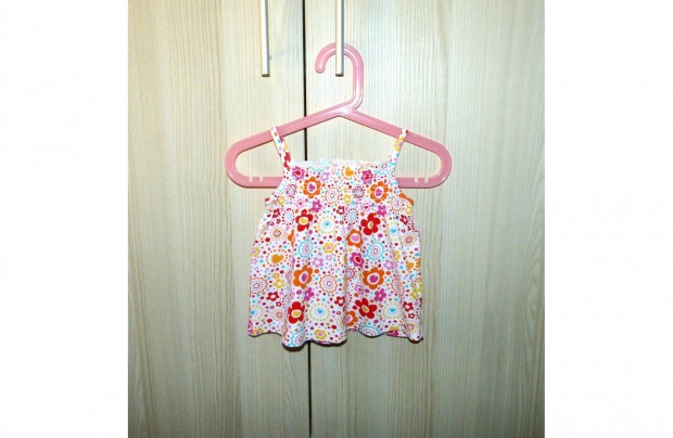 Mothercare virágos pántos lány felső 86