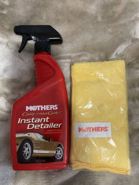 Mothers Instant Detailer+ microfiber trl j