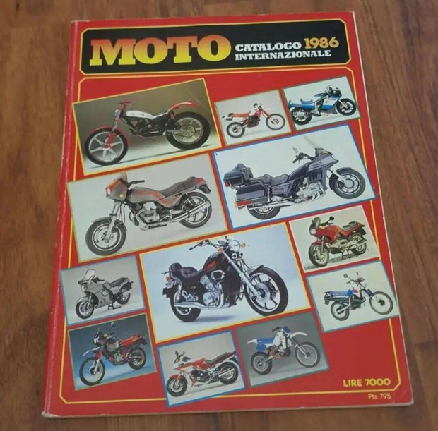 Moto Catalogo Internazionale 1986 Ritkasg !!!!