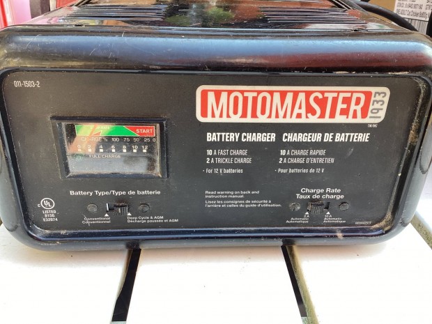 Motomaster Akku tlt, akkumltor tlt