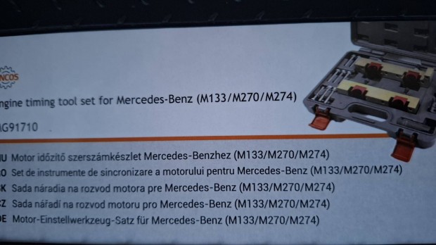 Motor időzítő szerszámkészlet. Új Mercedes Benzhez M133 M270 M274