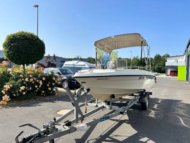 Motorcsónak Ryds 510 GT (nem Bayliner, Searay) 70Le utánfutóval eladó