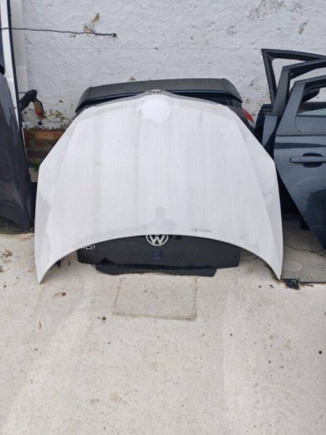 Motorháztető Skoda Fabia II fehér