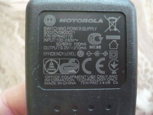 Motorola 9V 210ma Tlt