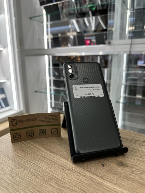 Motorola Moto E40 Kártyafüggetlen 64 GB 4 GB Ram, 12 hó garancia