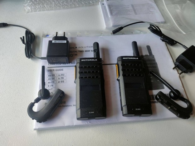 Motorola SL2600 digitlis ipari kivitel profi advev VHF-UHF