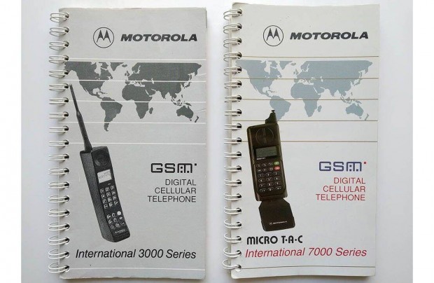 Motorola kziknyvek 3000-es, 7000-es sorozathoz, ~'90, retr