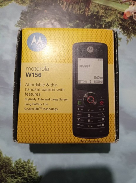 Motorola w 156 os mobiltelefon dobozban. Ritka szp llapot.