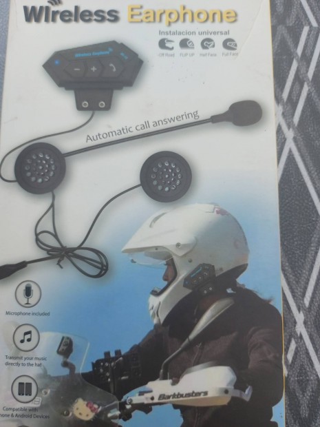 Motoros Bluetooth kihangost buksisakba