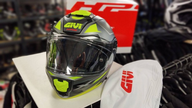 Motoros állból nyíló bukósisak / Givi - X27/ - XXL-es Méret!!