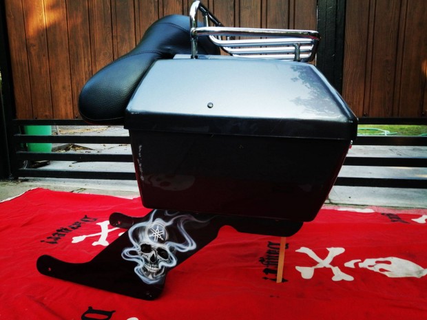Motoros hátsó doboz csomagtartó chopper