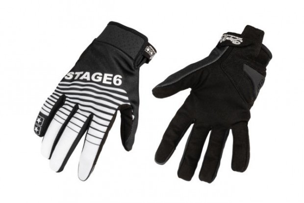 Motoros kesztyűk Stage6 Street Pure Fehér / Fekete S