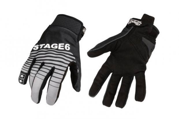 Motoros kesztyűk Stage6 Street Pure fekete / szürke S