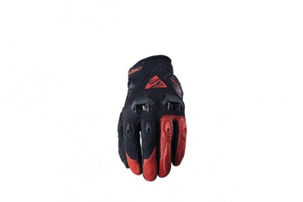 Motoros kesztyk Street Five Stunt Evo fekete / piros L