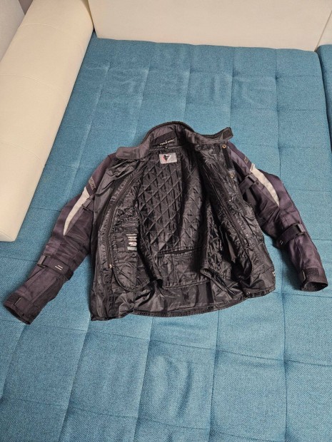 Motoros protektoros textil kabát kivehető béléssel M