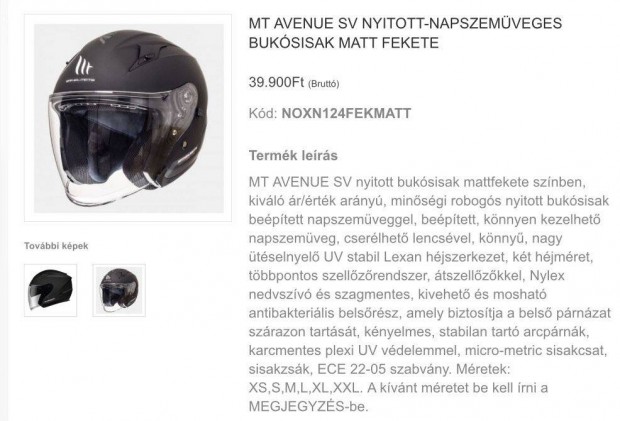 Motoros sisak