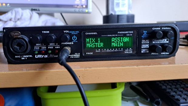 Motu Ultralite mk3 Hybrid usb firewire stdi hangkrtya audio interf
