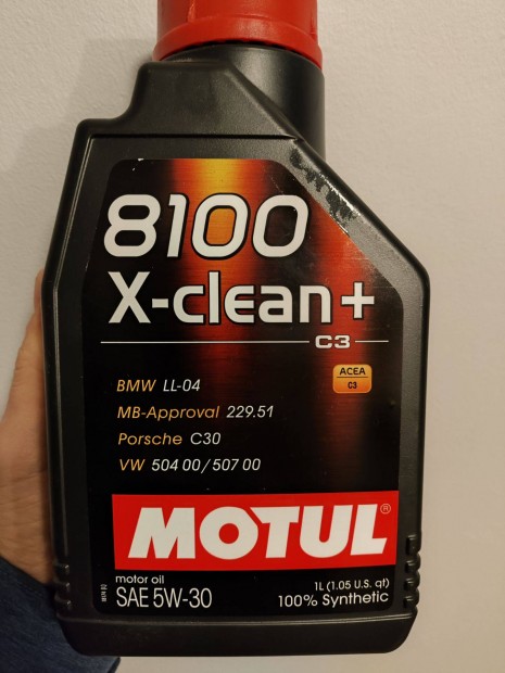 Motul 8100 x-clean+ 5W30 (2db 1 literes)
