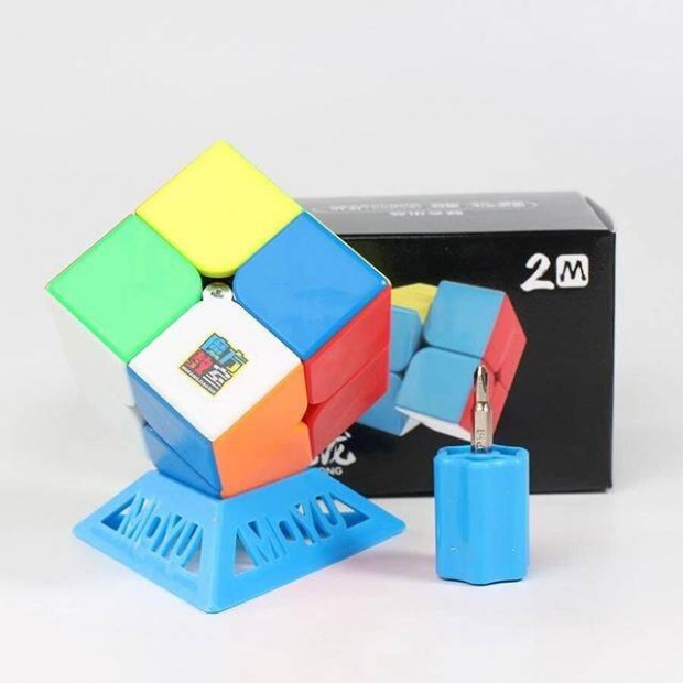 Moyu Meilong 2M mgneses Rubik kocka, 2x2x2, matrica nlkli