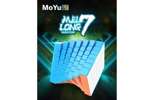 Moyu Meilong 7x7 Verseny Rubik Kocka 2023 (Bontatlan)