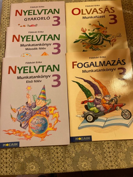 Mozaik Kiadó- Földvári Erika könyvcsomag