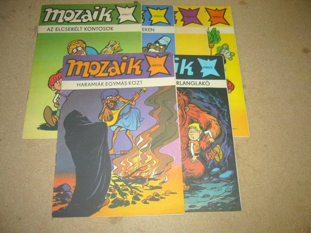 Mozaik kpregny 1981 - 87 6 db