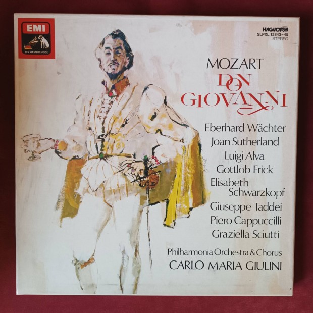 Mozart Don Giovanni opera lemez szett (3 lemezes)