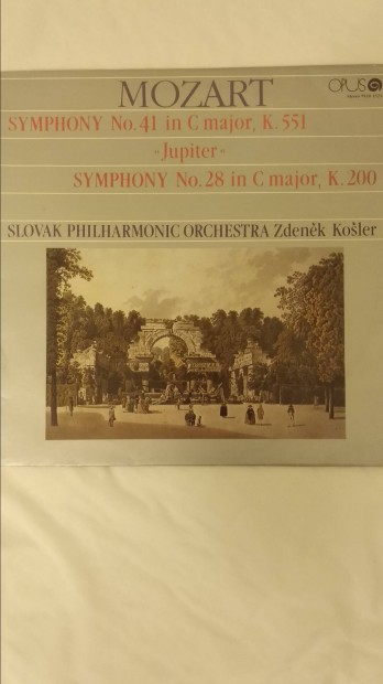 Mozart Szimfnik (Jupiter) LP (NM)