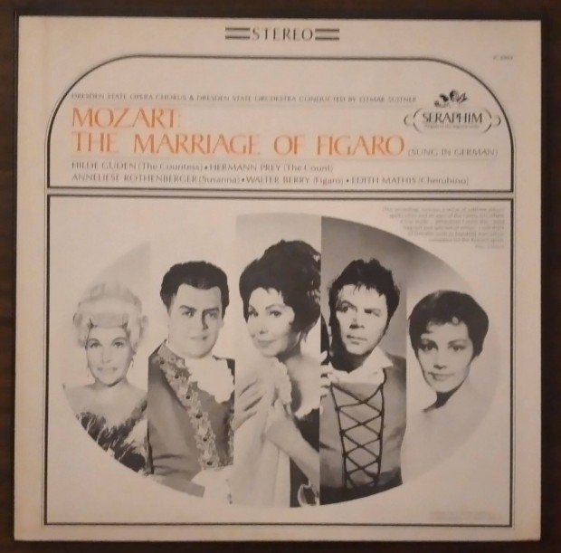 Mozart - Marriage of Figaro - 3LP box USA kiads