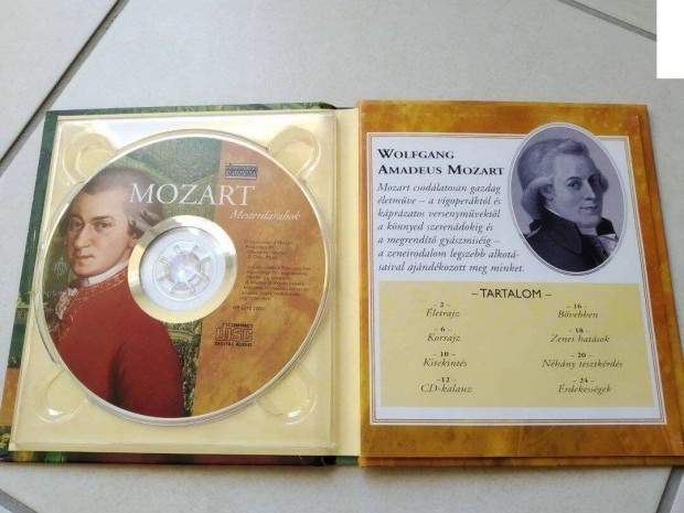 Mozart : Mesterdarabok zenei CD s knyv j
