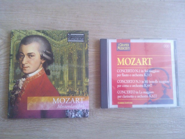 Mozart mesterdarabok s Mozart koncertek lemez!