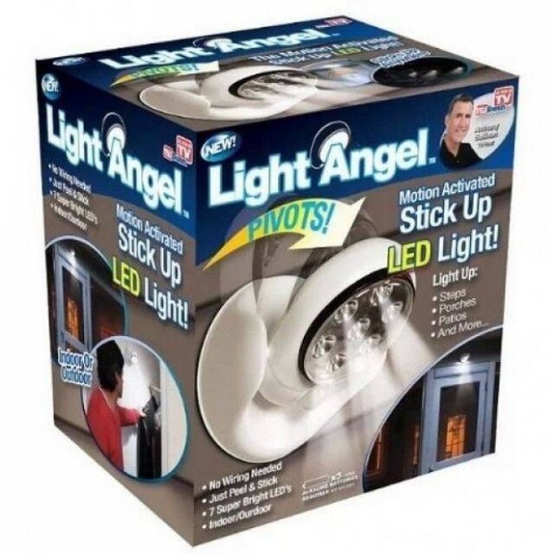 Mozgsrzkels LED lmpa reflektor (Light Angel)