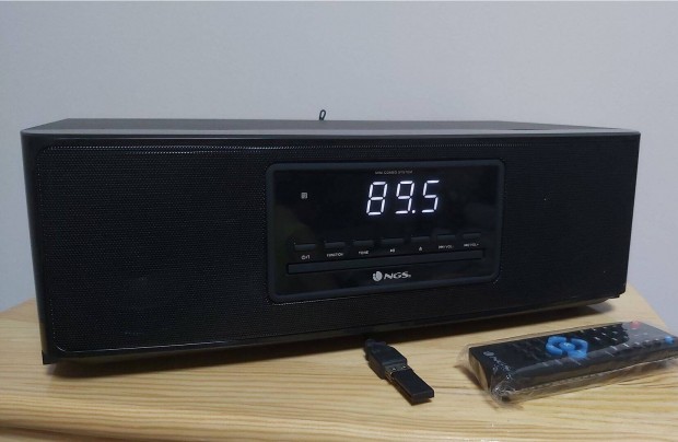 Mp3,bluetooth,CD-Lejátszó_NGS Skybox 60W-os, hifi cucc