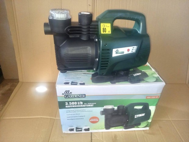 Mr. Gardener Be�p�tett el�sz�r�vel kerti szivatty� HWA 3500 VFI