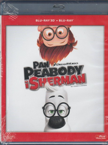 Mr. Peabody s Sherman kalandjai Blu-Ray 2D + 3D
