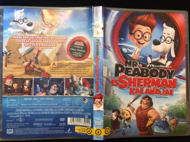 Mr. Peabody s Sherman kalandjai (karcmentes) DVD