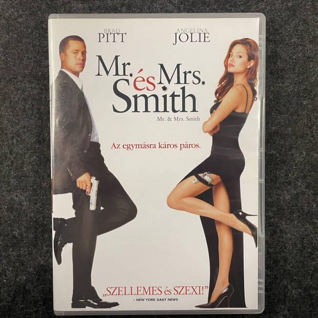 Mr. s Mrs. Smith DVD, Pitt bort (Warner)