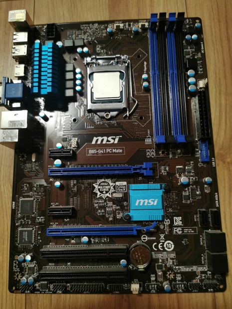 Msi B85-41 alaplap +i5 4430 processzor