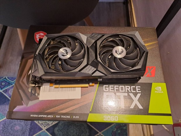 Msi Geforce Rtx 3060 Gaming X 12GB videkrtya 2022-es