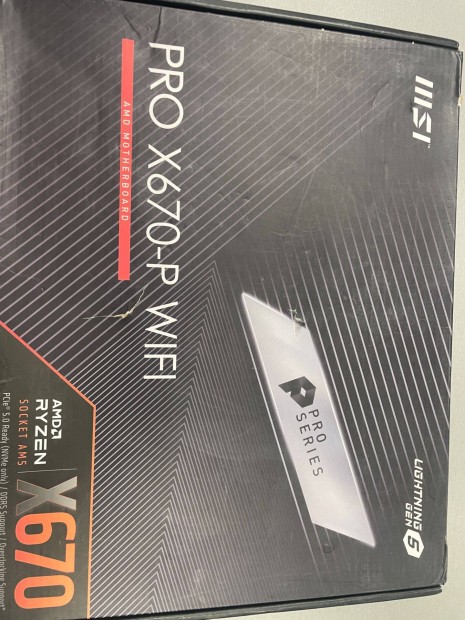 Msi Pro X670-P Wifi alaplap jszer 6h jtlls/szmla