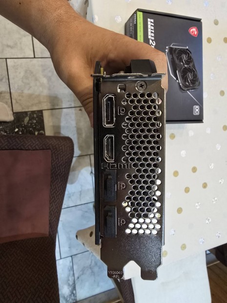 Msi Rtx4060 Ventus 2X Black 8G OC videókártya
