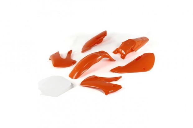 M�anyag k�szlet narancss�rga Pit Bike / Dirt Bike KLX110 t�pushoz