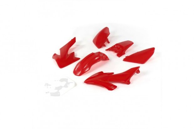 Műanyag készlet piros Pit Bike / Dirt Bike CRF50 típushoz