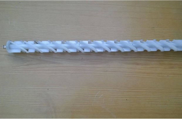 Műanyag lapátos keverőhenger , 22 mm , teljes hossz 340
