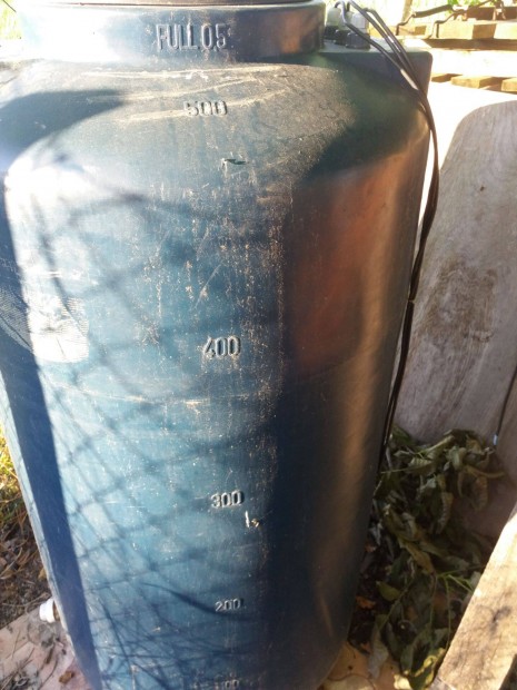 Müanyag tartály 500 liter