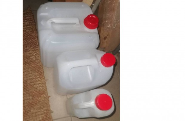 Manyag vizes kanna csomag, 8-5-2 liter, egytt v kln, tiszta